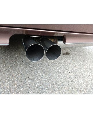 Audi Urquattro Silenziatore posteriore Ø76mm – 2x76 Tipo 10 (Cod. F-AU010058-008)