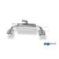 VW Scirocco III Silenziatore posteriore con uscite destra e sinistra (duplex)x76 Tipo 1 (Cod. F-VW03