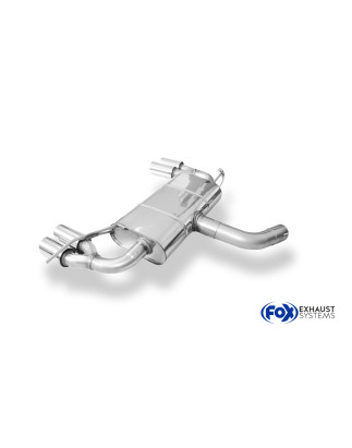 VW Scirocco III Silenziatore posteriore con uscite destra e sinistra (duplex)x76 Tipo 1 (Cod. F-VW03