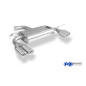 VW Scirocco III Silenziatore posteriore con uscite destra e sinistra (duplex)x76 Tipo 1 (Cod. F-VW03