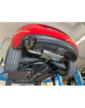 Audi TT 8J 1,8l Silenziatore posteriore – 2x90 Tipo 17 (Cod. F-AU091067-152)