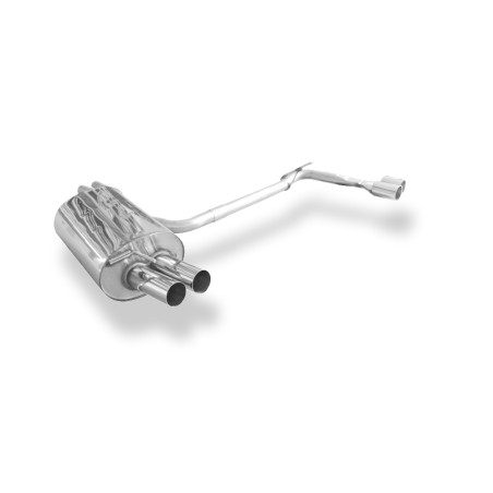 BMW E46 330d/ 330xd Silenziatore posteriore con uscite destra e sinistra double fl (Cod. F-BM022194-