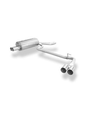 BMW E46 330d/ 330xd Silenziatore posteriore con uscite destra e sinistra double fl (Cod. F-BM022194-