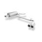 BMW E46 330d/ 330xd Silenziatore posteriore con uscite destra e sinistra double fl (Cod. F-BM022194-