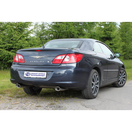 Chrysler Sebring coupé & cabrio Tipo JS Silenziatore posteriore destra (Cod. F-CR091003-367)