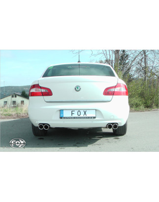 Skoda Superb 3T Front ruotas drive Silenziatore posteriore destra e sinistra (Cod. F-SK071033-130)