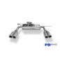 VW EOS – 1F Silenziatore posteriore con uscite destra e sinistra (duplex)x80 Tipo 13 ri (Cod. F-VW