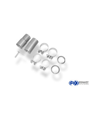Audi A3 Tipo 8P Silenziatore posteriore Ø70mm exit destra e sinistra – 2x76 (Cod. F-AU051055-148)