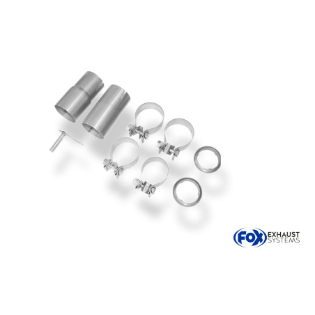 Audi A3 Tipo 8P Silenziatore posteriore Ø70mm exit destra e sinistra – 2x76 (Cod. F-AU051055-148)