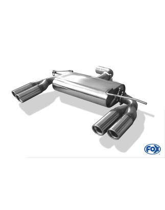 Audi A3 Tipo 8P Silenziatore posteriore Ø70mm exit destra e sinistra – 2x76 (Cod. F-AU051055-148)