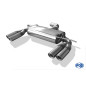Audi A3 Tipo 8P Silenziatore posteriore Ø70mm exit destra e sinistra – 2x76 (Cod. F-AU051055-148)