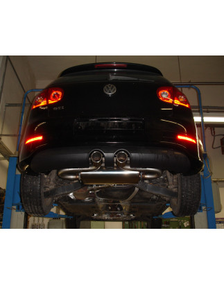 VW Golf V TSI Silenziatore uscita posteriore center R32-Design – 2x90 t (Cod. F-VW054135-132)