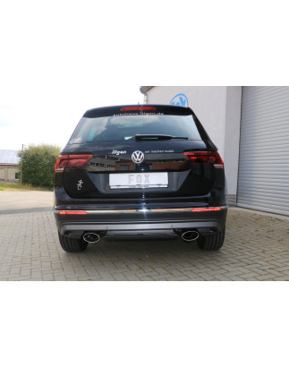 VW Tiguan II Benzin – 4motion Silenziatore posteriore con uscite destra e sinistra (Cod. F-VW20100