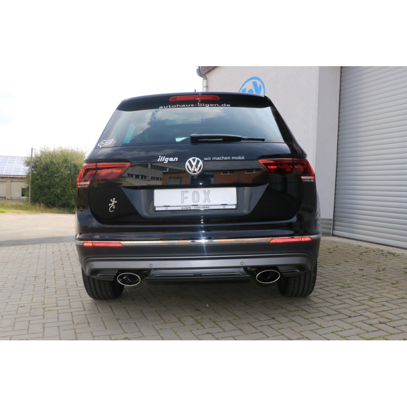 VW Tiguan II Benzin – 4motion Silenziatore posteriore con uscite destra e sinistra (Cod. F-VW20100