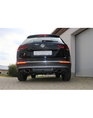 VW Tiguan II Benzin – 4motion Silenziatore posteriore con uscite destra e sinistra (Cod. F-VW20100