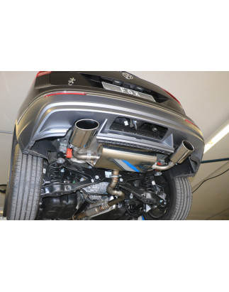 VW Tiguan II Benzin – 4motion Silenziatore posteriore con uscite destra e sinistra (Cod. F-VW20100
