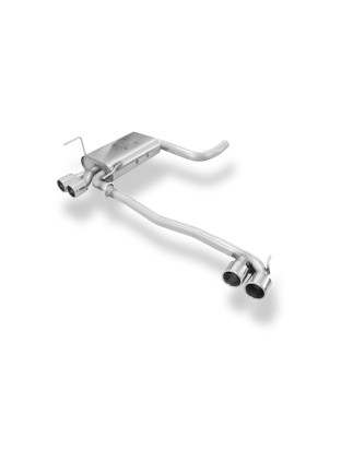 Mercedes CLK Tipo 208 Silenziatore posteriore con uscite destra e sinistra (duplex)x76 t (Cod. F-MB1
