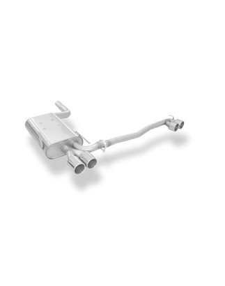 Mercedes CLK Tipo 208 Silenziatore posteriore con uscite destra e sinistra (duplex)x76 t (Cod. F-MB1