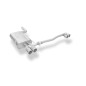Mercedes CLK Tipo 208 Silenziatore posteriore con uscite destra e sinistra (duplex)x76 t (Cod. F-MB1