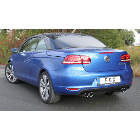 VW Eos 1F – Facelift Silenziatore posteriore destra e sinistra – 2x80 Tipo 1 (Cod. F-VW190075-13