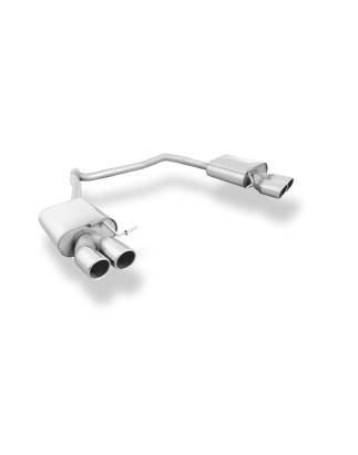 Seat Leon 5F ST Silenziatore posteriore destra e sinistra – 2x90 Tipo 16 con uscite destra e sinis