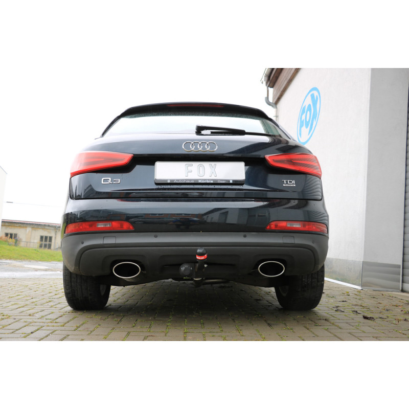 Audi Q3 quattro Benzin Silenziatore posteriore con uscite destra e sinistra (duplex) – 160x (Cod. 