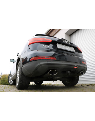 Audi Q3 quattro Benzin Silenziatore posteriore con uscite destra e sinistra (duplex) – 160x (Cod. 