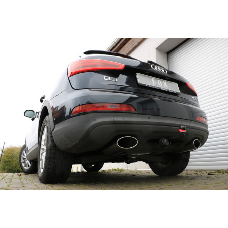 Audi Q3 quattro Benzin Silenziatore posteriore con uscite destra e sinistra (duplex) – 160x (Cod. 