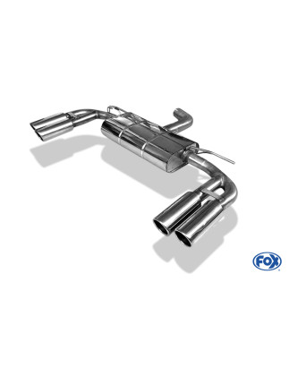 Audi A3 – 8V Sedan "senza s-line" Silenziatore posteriore – 2x80 ty (Cod. F-AU052045-130)