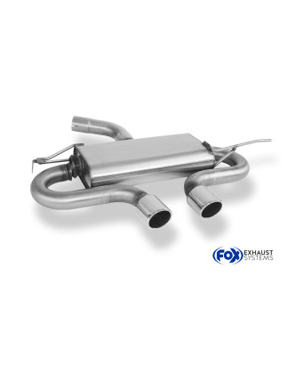 VW Golf VI Silenziatore uscita posteriore center R32-Design – 2x90 tipo (Cod. F-VW055205-132)