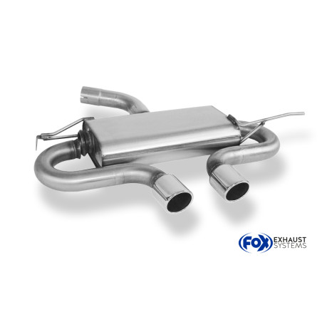 VW Golf VI Silenziatore uscita posteriore center R32-Design – 2x90 tipo (Cod. F-VW055205-132)