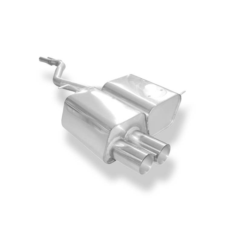 BMW Z4 Silenziatore posteriore incl. y-connection pipe 2x50mm – 2x80 (Cod. F-BM080002-008)