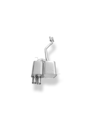 BMW Z4 Silenziatore posteriore incl. y-connection pipe 2x50mm – 2x80 (Cod. F-BM080002-008)