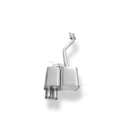 BMW Z4 Silenziatore posteriore incl. y-connection pipe 2x50mm – 2x80 (Cod. F-BM080002-008)