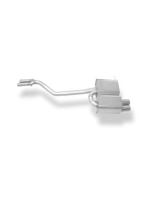 BMW Z4 Silenziatore posteriore incl. y-connection pipe 2x50mm – 2x80 (Cod. F-BM080002-008)