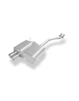 BMW Z4 Silenziatore posteriore incl. y-connection pipe 2x50mm – 2x80 (Cod. F-BM080002-008)