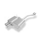 BMW Z4 Silenziatore posteriore incl. y-connection pipe 2x50mm – 2x80 (Cod. F-BM080002-008)