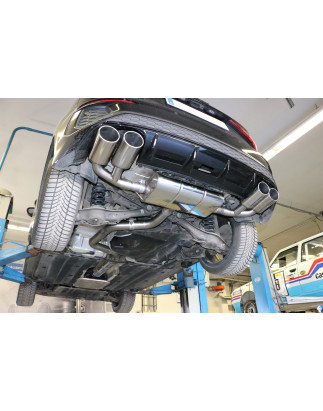 Audi A3 – GY Sportback Silenziatore posteriore con uscite destra e sinistra (duplex)x11 (Cod. F-AU