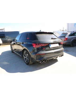 Audi A3 – GY Sportback Silenziatore posteriore con uscite destra e sinistra (duplex)x11 (Cod. F-AU