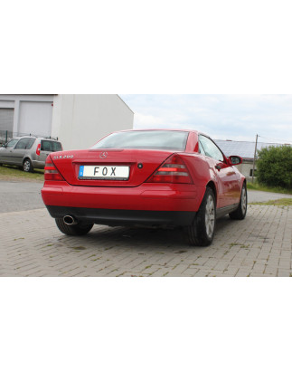 Mercedes SLK Tipo 170 Silenziatore posteriore – 115x85 T32 (Cod. F-MB140002-347)