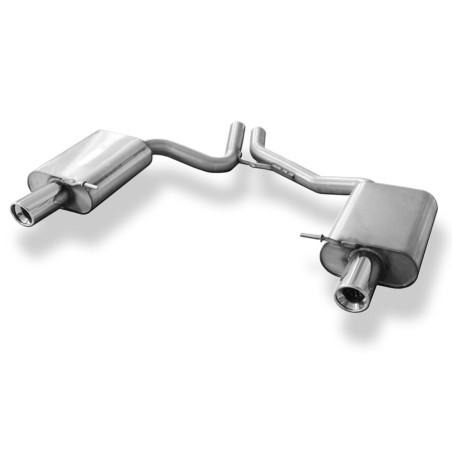 Audi S4 B6 Silenziatore posteriore destra e sinistra – 1x100 Tipo 17 destra e sinistral (Cod. F-AU