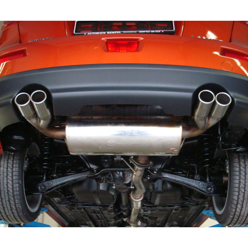 Mitsubishi Lancer Ralliart Silenziatore posteriore con uscite destra e sinistra - (Cod. F-MI144023-0