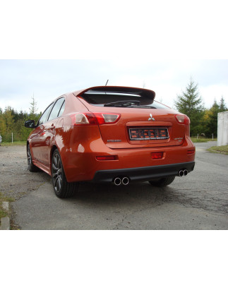 Mitsubishi Lancer Ralliart Silenziatore posteriore con uscite destra e sinistra - (Cod. F-MI144023-0