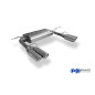 VW Eos V6 Silenziatore posteriore con uscite destra e sinistra (duplex)x80 Tipo 17 con uscite destra