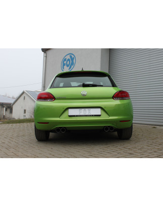 VW Scirocco – 13 Silenziatore posteriore con uscite destra e sinistra (duplex)x80 tipo (Cod. F-VW0