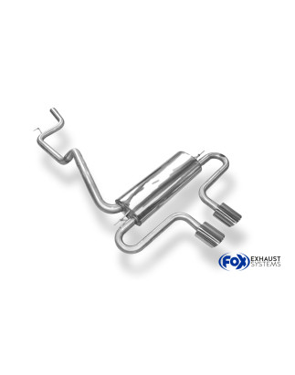Ford Focus III ST Turnier Diesel Silenziatore posteriore finale destra/sinistra (Cod. F-FO032075-348