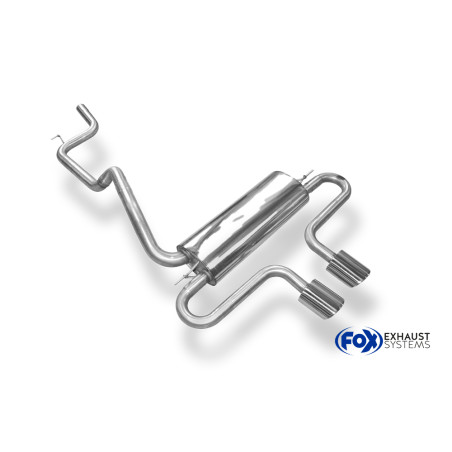 Ford Focus III ST Turnier Diesel Silenziatore posteriore finale destra/sinistra (Cod. F-FO032075-348