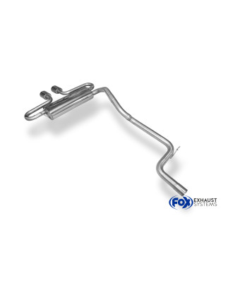 Ford Focus III ST Turnier Diesel Silenziatore posteriore finale destra/sinistra (Cod. F-FO032075-348