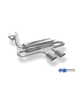 Ford Focus III ST Turnier Diesel Silenziatore posteriore finale destra/sinistra (Cod. F-FO032075-348