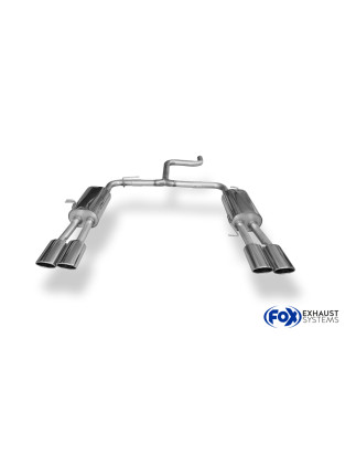 VW Bus T5/ T6 Silenziatore posteriore con uscite destra e sinistra (duplex)x115x85 tipo (Cod. F-VW13